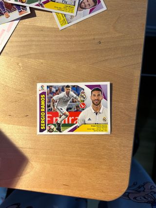 Cromo Sergio Ramos Liga Real Madrid