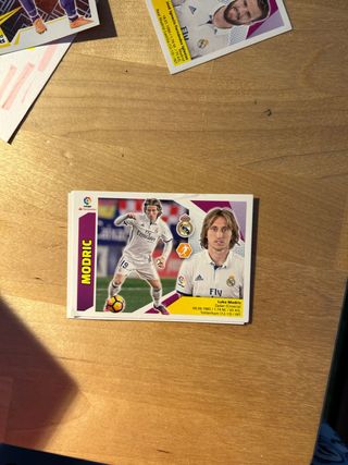 Cromo Luka Modric Liga Real Madrid