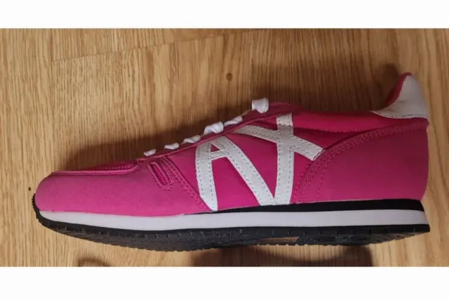 Zapatillas Armani Exchange rosas y blancas