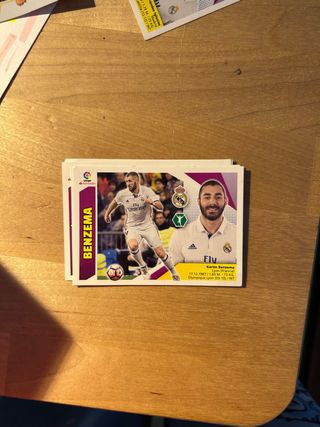 Cromo Liga Karim Benzema Real Madrid