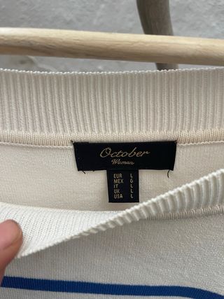 Jersey rayas manga 3/4 