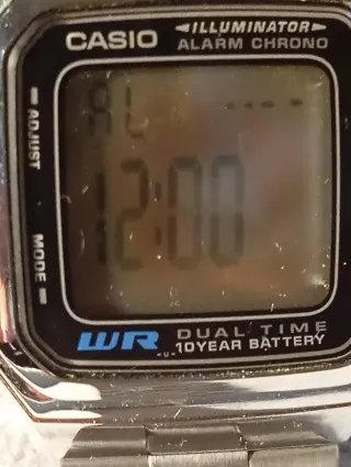 Orologio Casio Dual Time 10 Year Battery