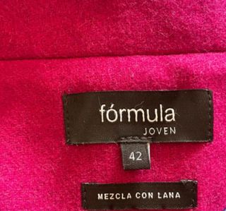 Abrigo oversize fucsia