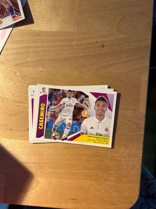 Cromo Casemiro Liga Real Madrid