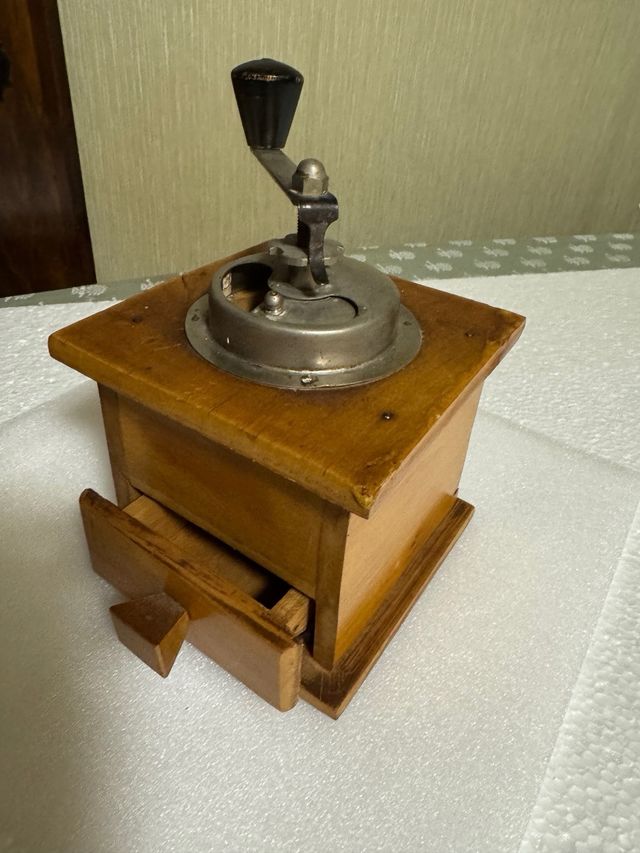 Macinino Caffè Vintage Legno e Metallo