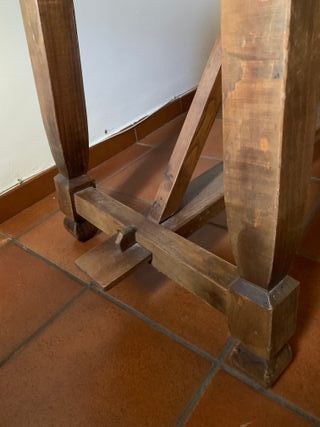 Fratino in legno massello cm 78 X cm 180, h 77 cm