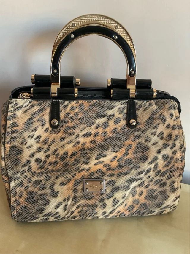 Borsa donna leopardata Silvia Rosa