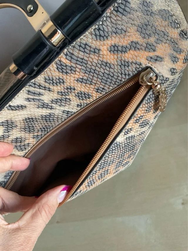 Borsa donna leopardata Silvia Rosa