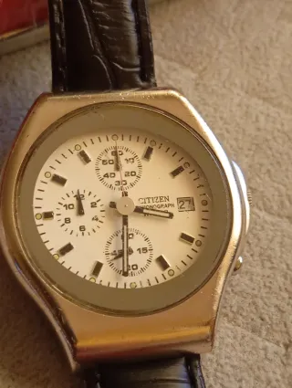 Orologio Citizen Cronografo Argento Bianco