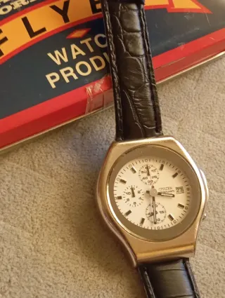 Orologio Citizen Cronografo Argento Bianco