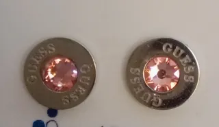 Pendientes Guess Rosa y Plateados