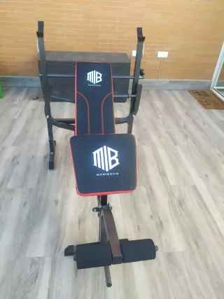 Banco Musculación + Mancuernas. Venta x Separado.