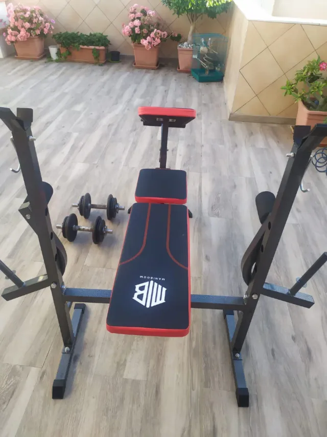 Banco Musculación + Mancuernas. Venta x Separado.