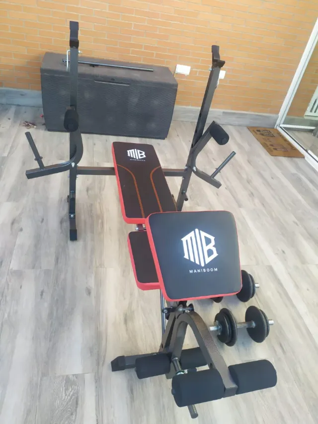 Banco Musculación + Mancuernas. Venta x Separado.