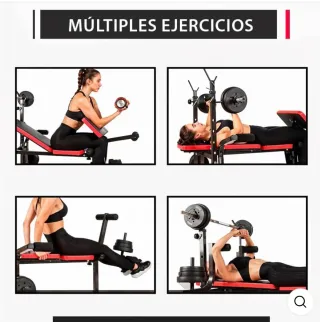 Banco Musculación + Mancuernas. Venta x Separado.