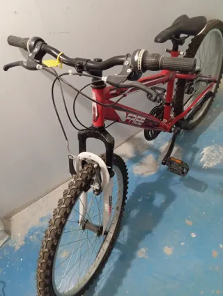 Bicicleta de Montaña Roja