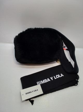 Bolso Bimba y Lola peluche negro