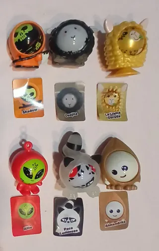 Freak Marbles 6 figuras colección