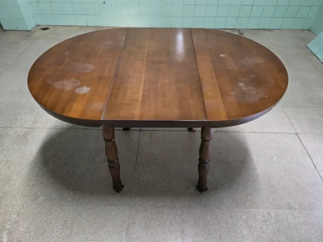 Mesa de madera extensible