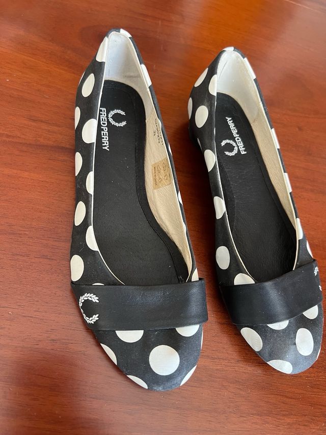 Manoletinas Fred Perry Talla 35.5