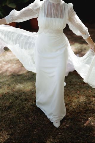 Vestido de Novia Dos Piezas