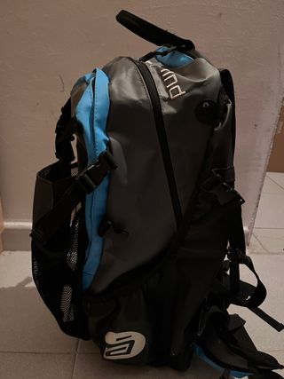 Mochila Patines Negra y Azul