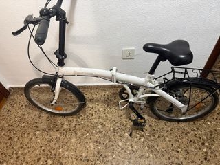 Bicicleta Wayscral Plegable Blanca