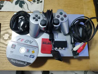 PlayStation 2 Fat silver + Gioco F1 04 no scatola