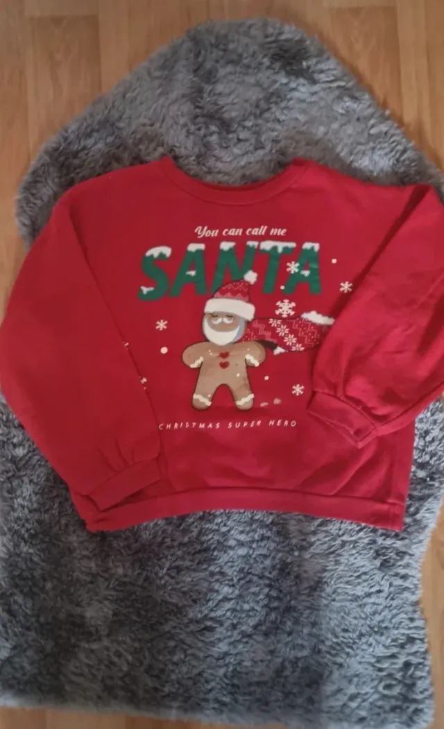 Jersey Navideño Niña Talla 7