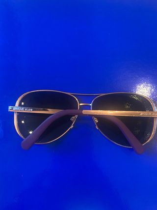 Gafas Michael Kors Aviador Doradas Moradas