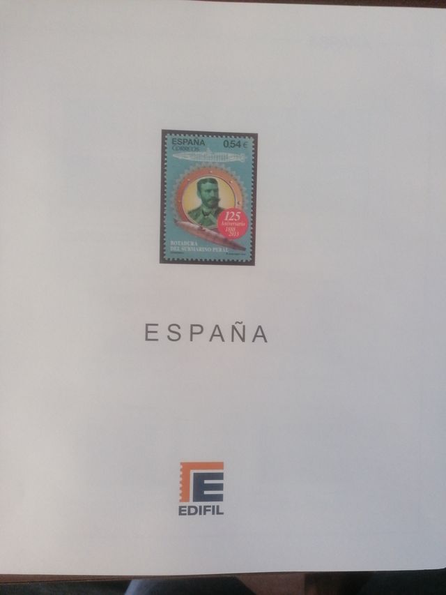 Spagna. Fogli Edifil senza timbri 2013-2015 (3 anni)