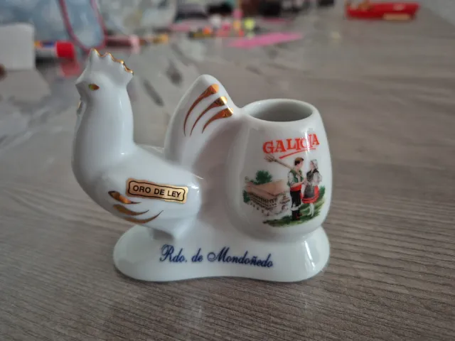 Figura gallo Oro de Ley para palillos