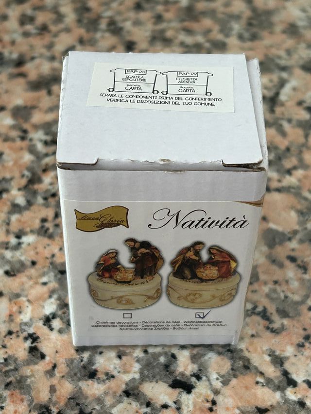 Presepe Natività - Portagioie