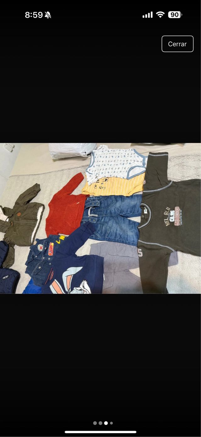 Lote Ropa Niño 74 cm