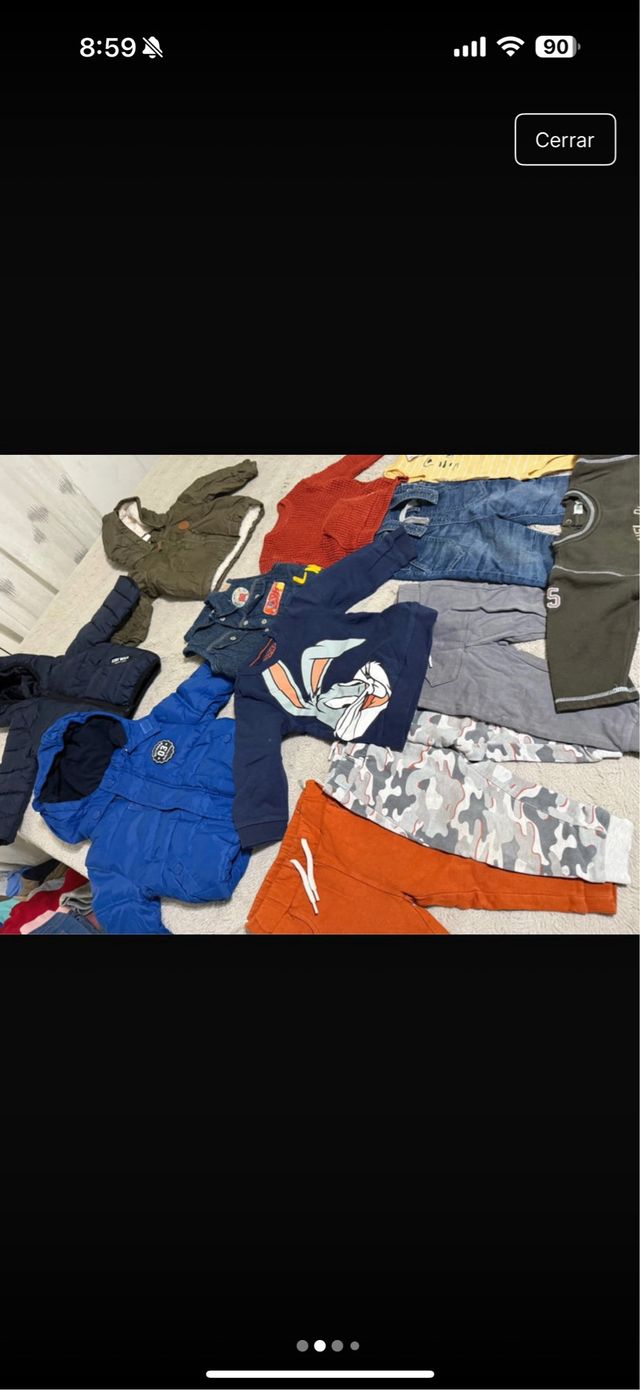 Lote Ropa Niño 74 cm
