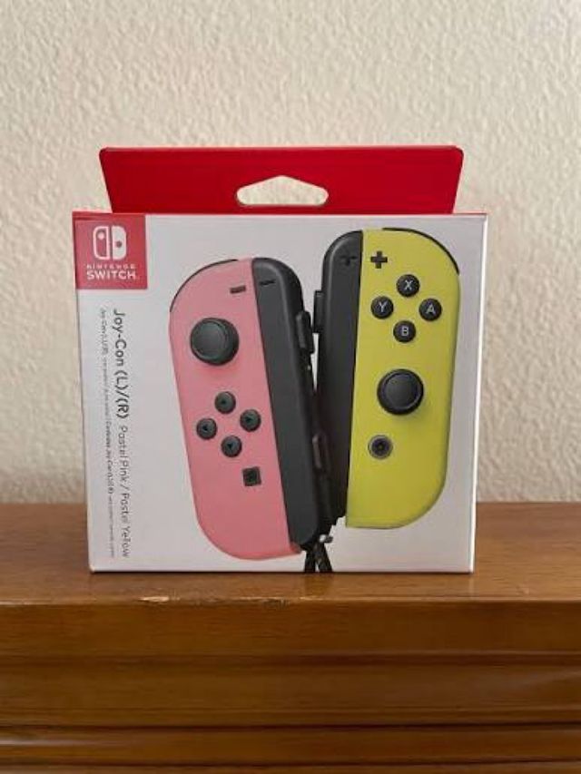 Joy-Con Nintendo Switch Pastel Rosa/Amarillo