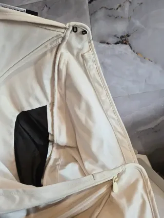 Conjunto Fresch White bugaboo capota,saco cam/fox