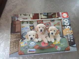 Puzzle Educa 500 piezas cachorros