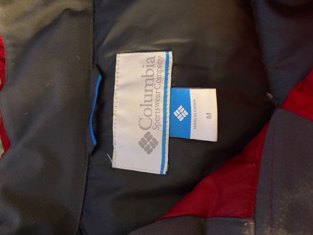 Chaleco Columbia plumífero rojo