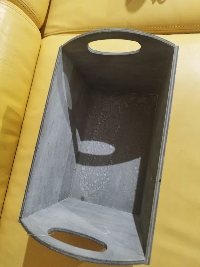 Cesto de madera para plantas o el uso que quieras