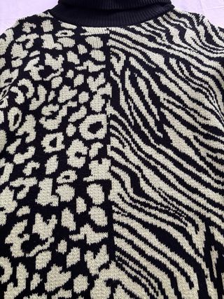 Jersey Zara Talla M Animal Print