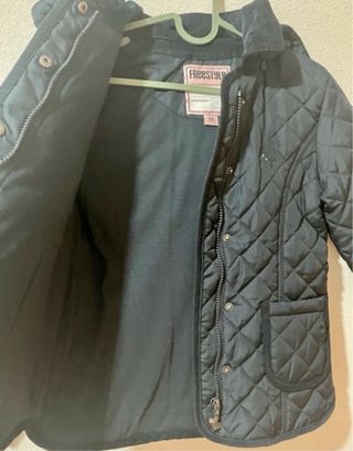 Abrigo acolchado niña con capucha