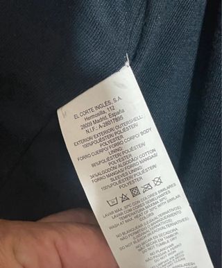 Abrigo acolchado niña con capucha