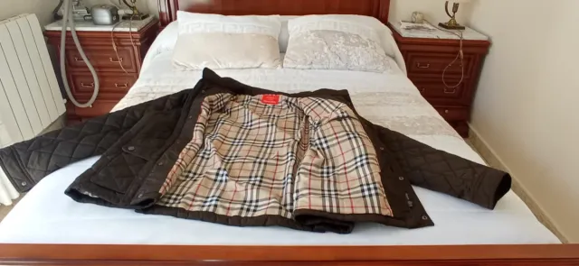 Parka acolchada hombre, puesta una vez