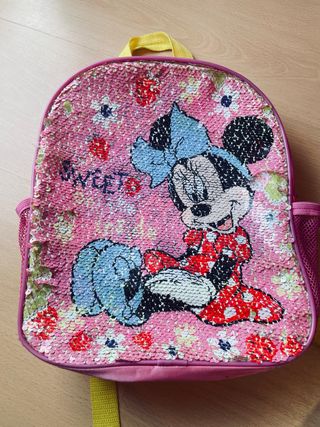 Mochila Minnie Disney lentejuelas