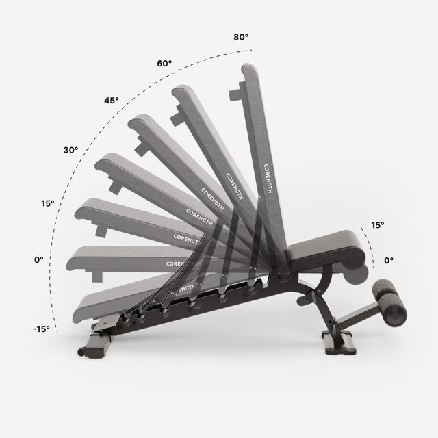 Banco Musculación Bench 900 Reforzado Inclinable Reclinable