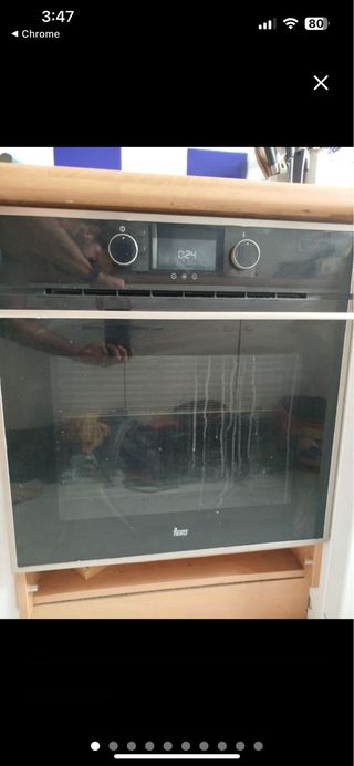 horno tela integrable con pirolisis