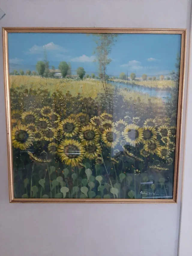 Quadro di girasoli