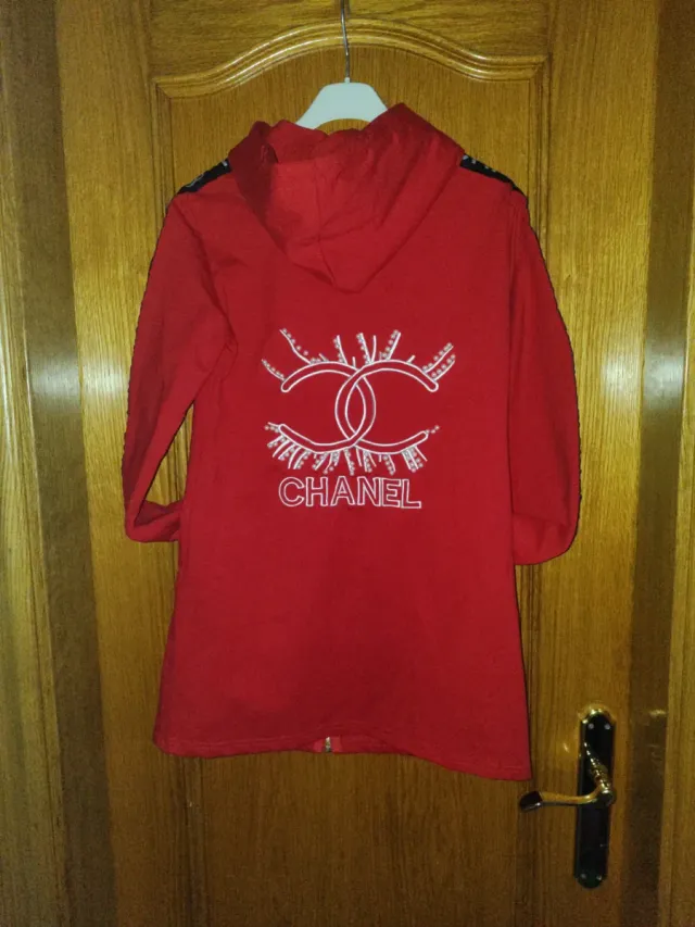 Chaqueta Chanel Roja Mujer