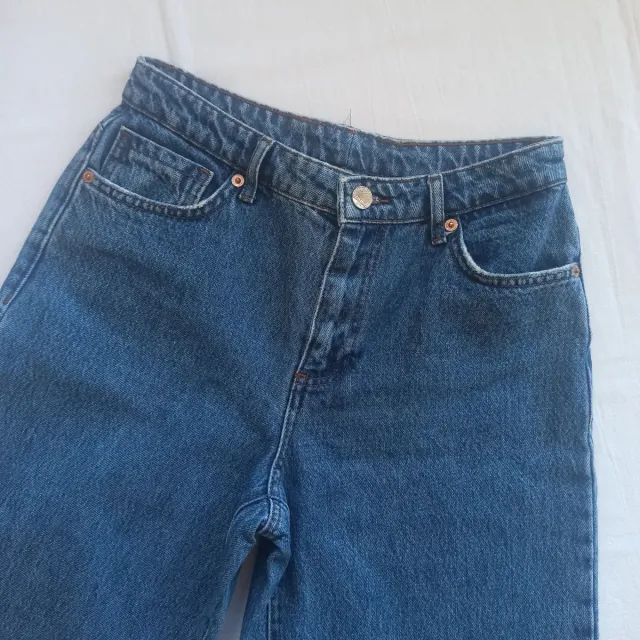 Vaqueros crop anchos